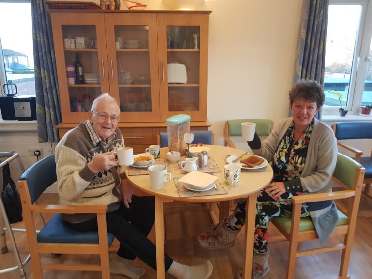 Inside a care home bedroom during Sara Livadeas four-day stay as a resident