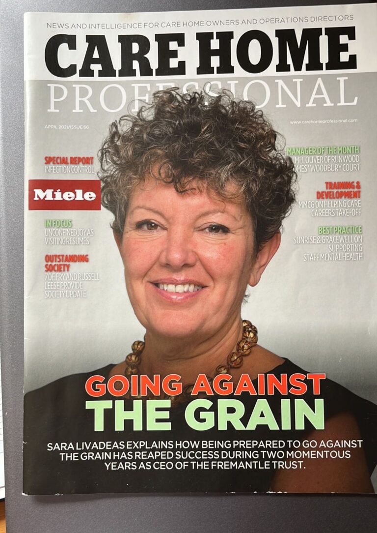 Care Management Matters magazine feature on Sara Livadeas