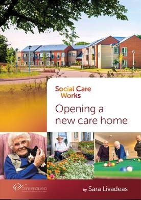 Front cover of Sara Livadeas' free guide to opening a new care home